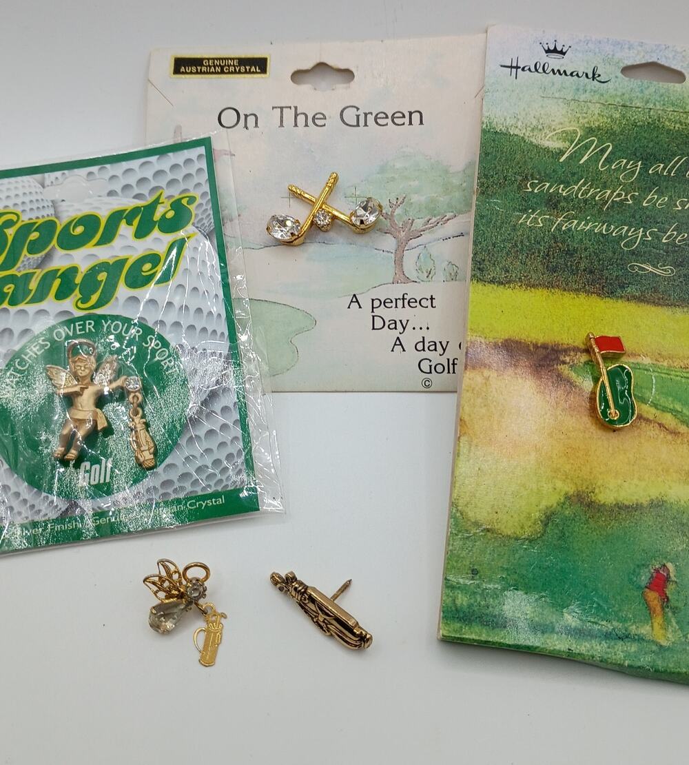Golf Lapel Pin Lot – 5 Pins